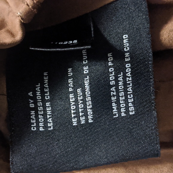 Michael Kors Leather hooded jacket - Picture 11 of 13